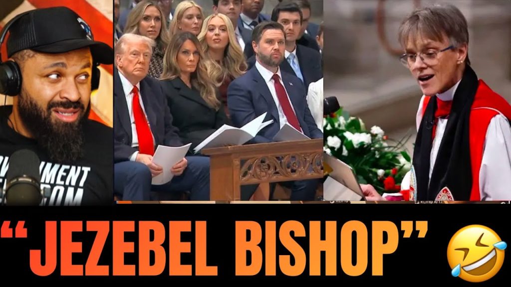 Trump & Vance Families SCOWL at WOKE Bishop while She LECTURES Them about Politics!