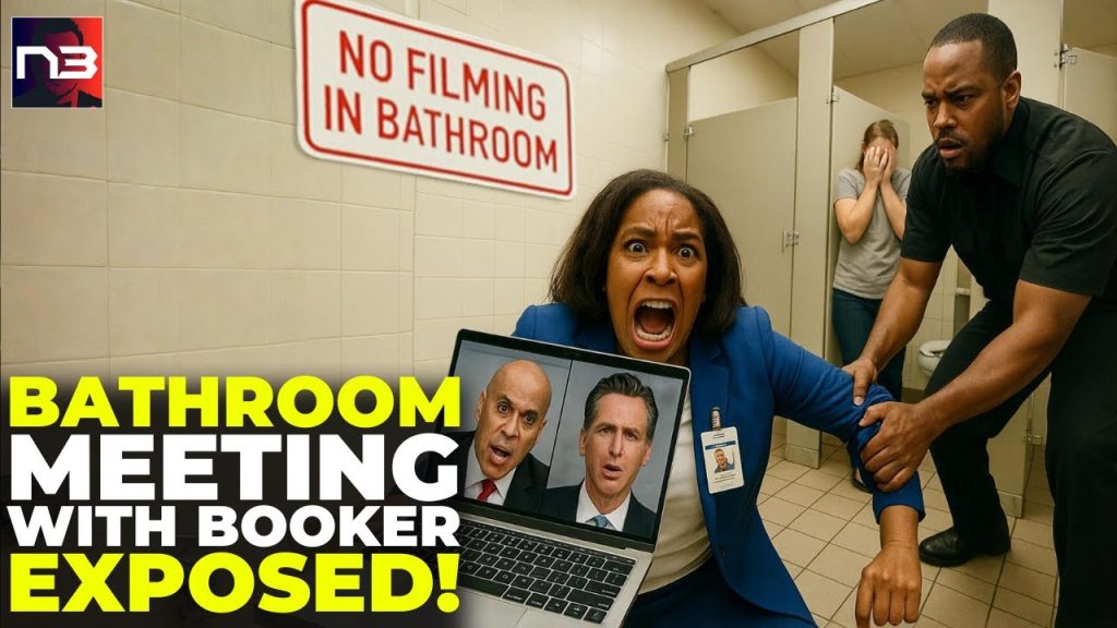 BREAKING: Democrat CAUGHT Red-Handed in Capitol Bathroom With Booker – Privacy Laws VIOLATED