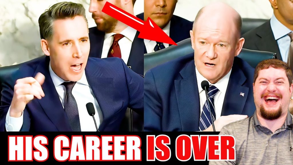 Pissed off Josh Hawley SHUTS UP Democrat clown in front of the entire country