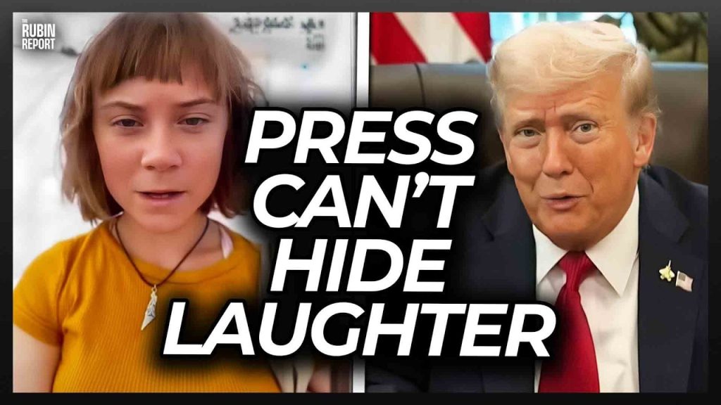 Trump Makes Press Laugh w/ Reaction to Greta Thunberg Question