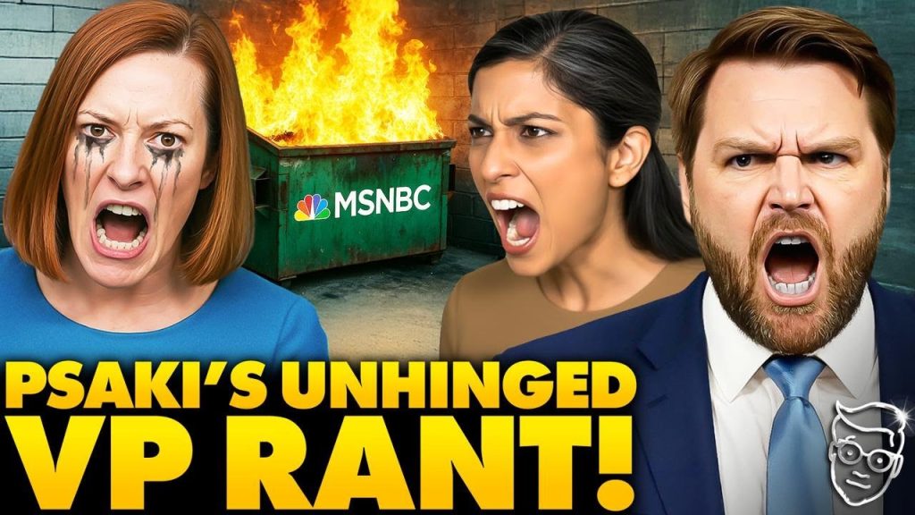 JD Vance ENDS Jen Psaki’s Career, TORCHES Lib Wine Mom Pod that Attacked His Wife: ‘Miserable Witch’