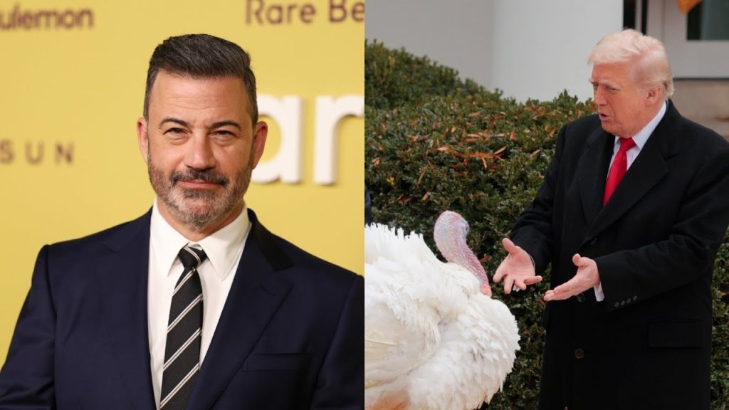 Jimmy Kimmel ‘can’t take a joke’ after Trump pardons a turkey