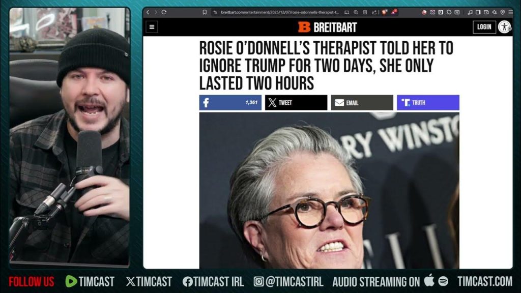 Rosie O’Donnell LOSES It Over Trump “VERBAL RAPE” In Unhinged Episode