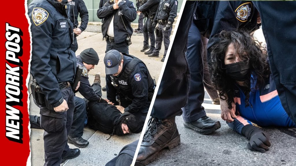 Anti-ICE Protesters BRAWL with Cops Outside NYC Federal Building
