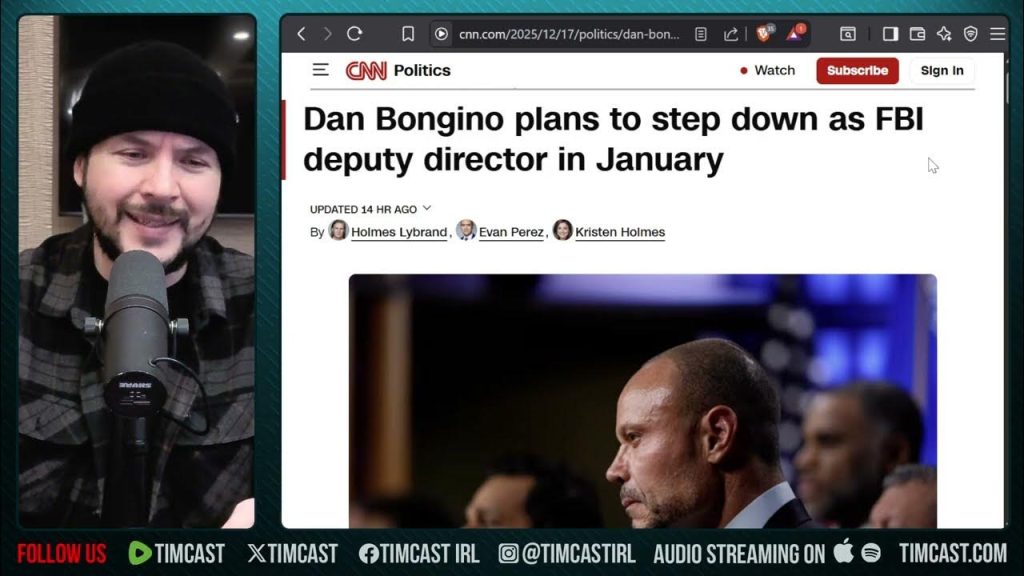Dan Bongino QUITS FBI Suggesting SOMETHING DARK Is Happening
