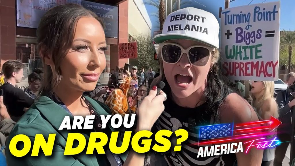 Woke Protester Screams Sex Acts About Jesus at AMFest