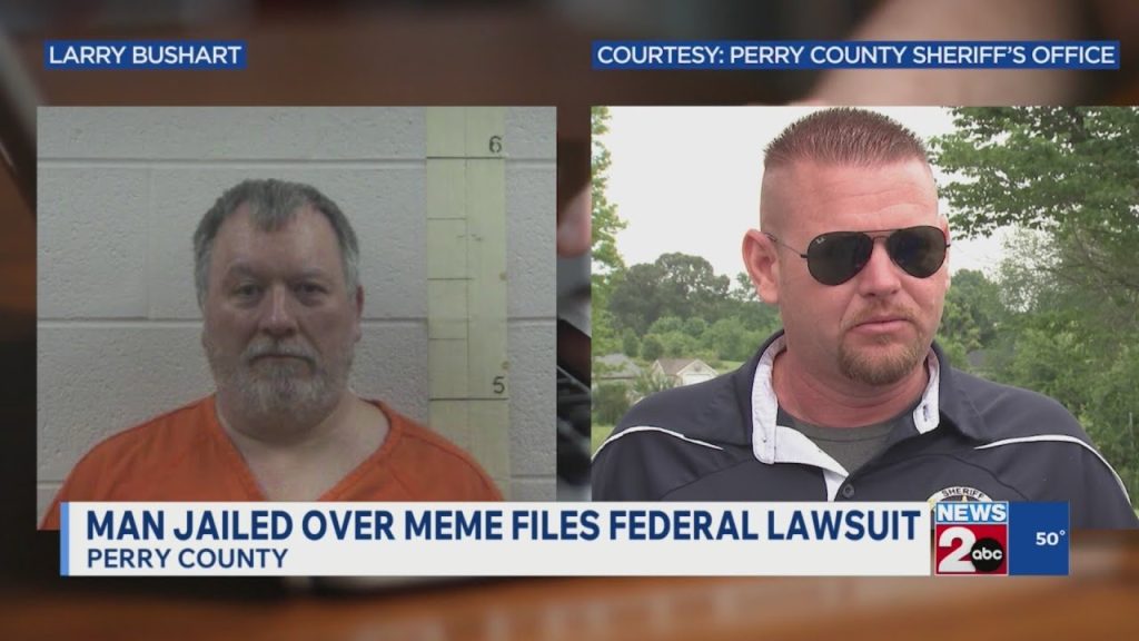 Man jailed over meme files federal lawsuit