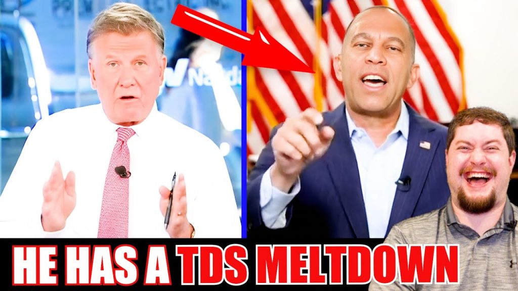 Hakeem Jeffries LOSES IT when his BS gets called out live on air