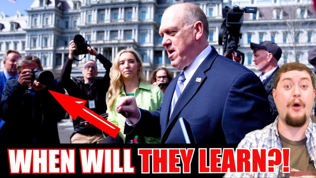 Tom Homan gets surrounded by the Fake News, what he does next is pure FIRE