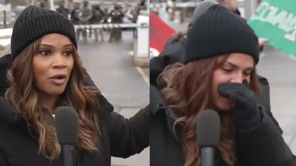 CNN Host Tear Gassed Live On Air – ‘It’s Burning!’