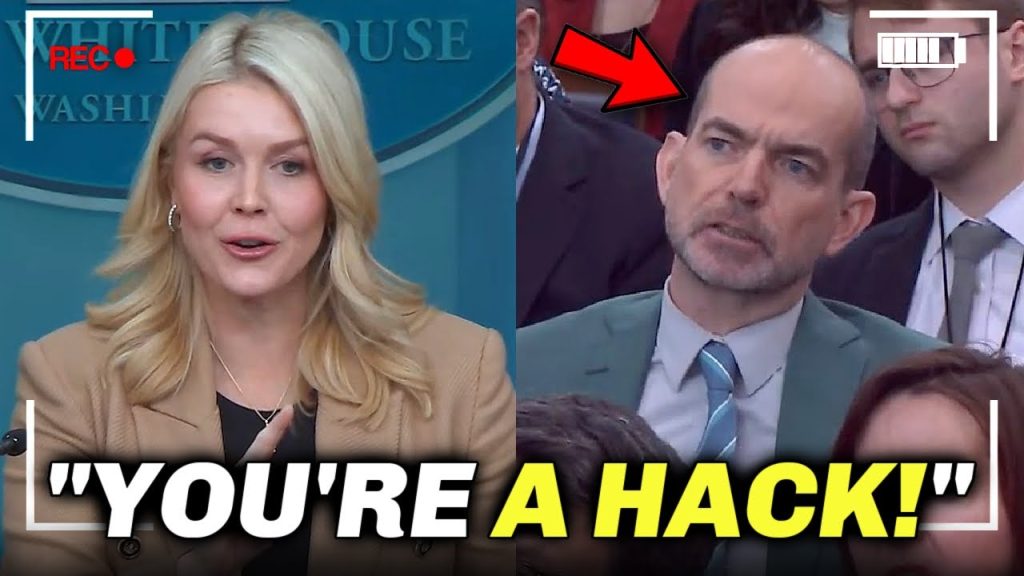 Karoline Leavitt HUMILIATES Journal-activist during FIERY Press Briefing