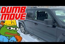 Anti-ICE Mistake Construction Crew Trucks for FEDS & Break 60+ Windows