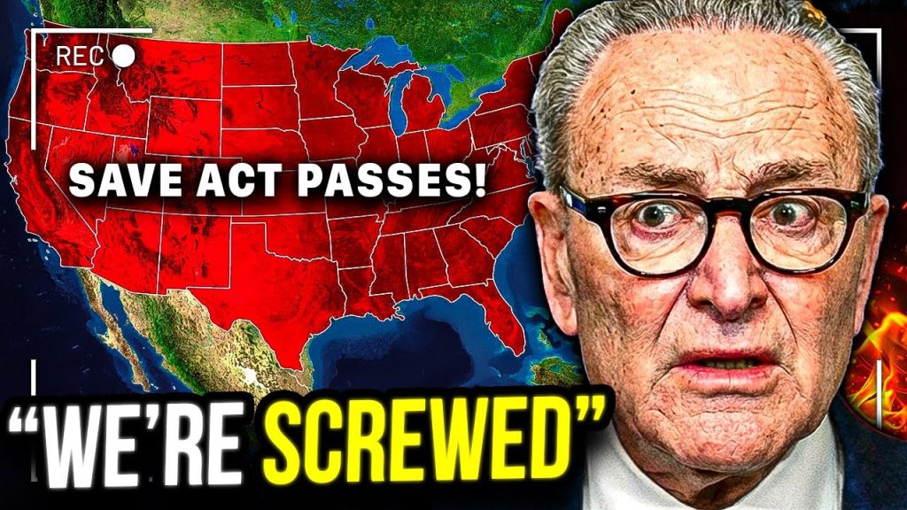 Schumer SPIRALS ON AIR as He Realizes He Fell Into Trump’s Save-Act Trap!!!