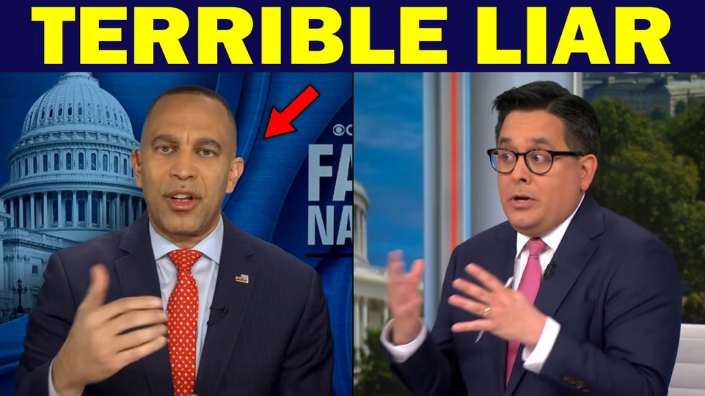 Hakeem Jeffries was LYING so Bad, even this Liberal Host was Shocked