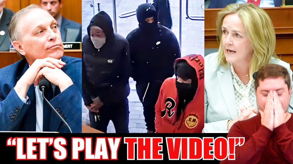 Republican SHUTS UP Democrat karen, plays a video that makes her RUN FOR THE DOOR