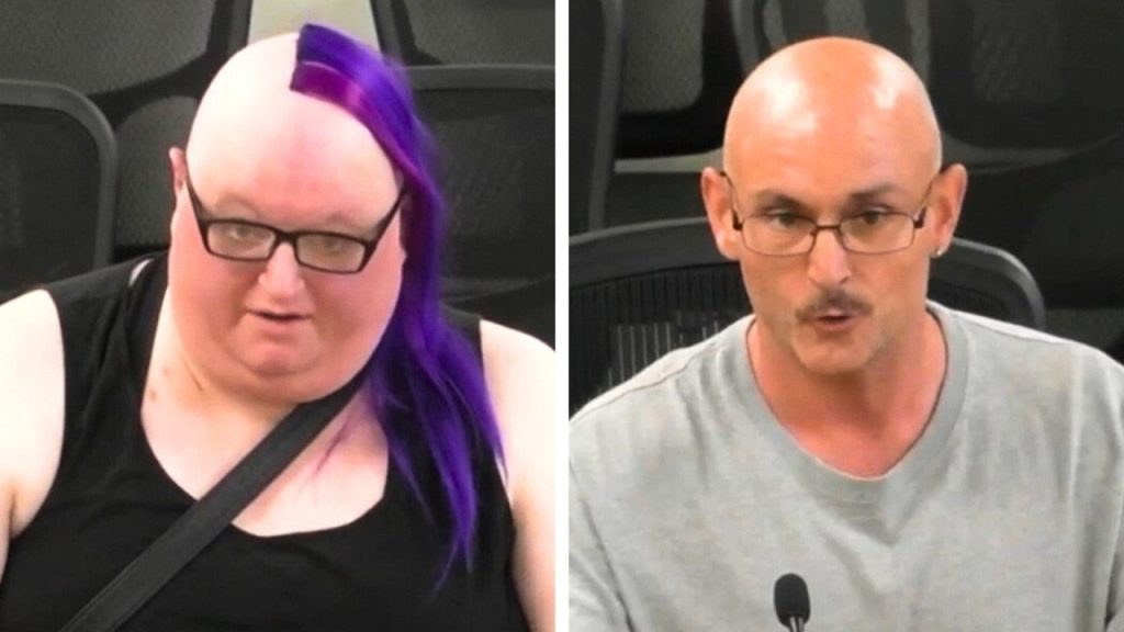 Purple Hair Trans Person VS Man Who’s Had Enough. Purple Hair Trans Person VS Man Who’s Had Enough.
