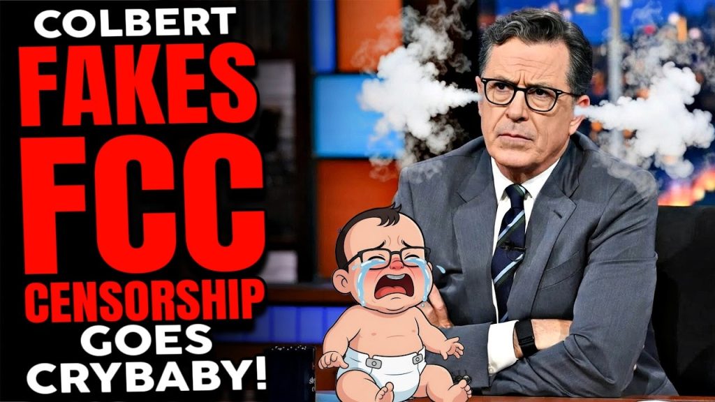 Stephen Colbert FAKES Government CENSORSHIP in Latest CRY BABY Antics! Will CBS Finally FIRE HIM?