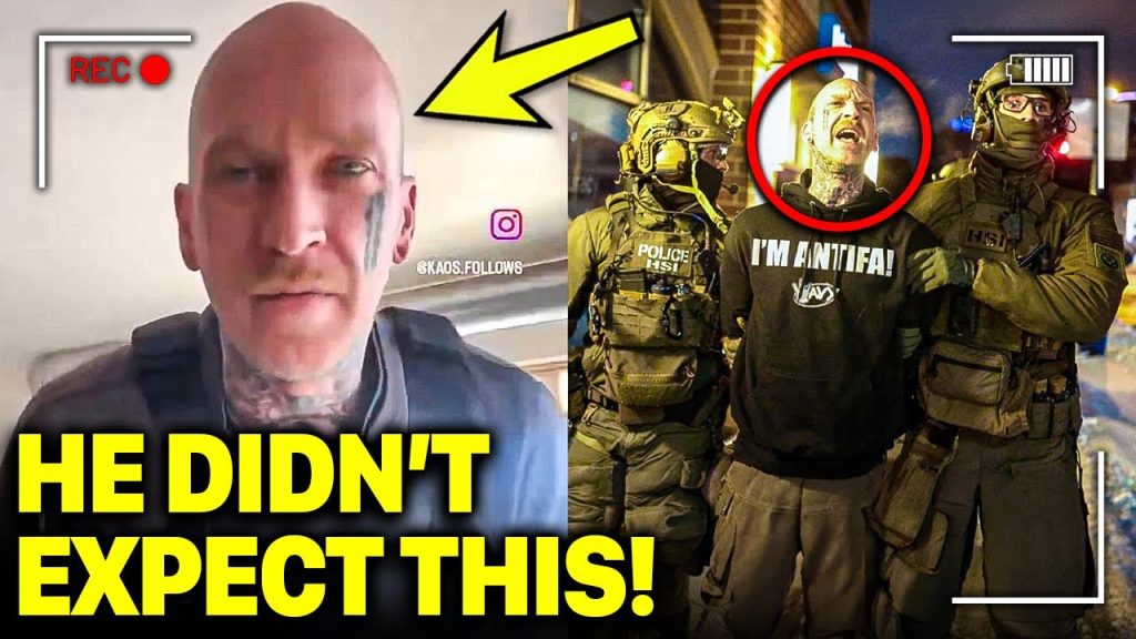 ANTIFA Poster Boy THREATENS ICE Agents, What Happens Next Is Gold!!!