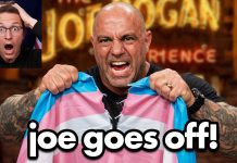Joe Rogan SNAPS on Trans Simp LIVE On Show…