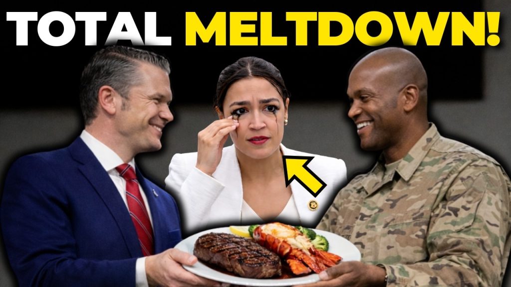 The Left EXPLODES Over Pete Hegseth FEEDING US Soldiers Steak and Lobster!?