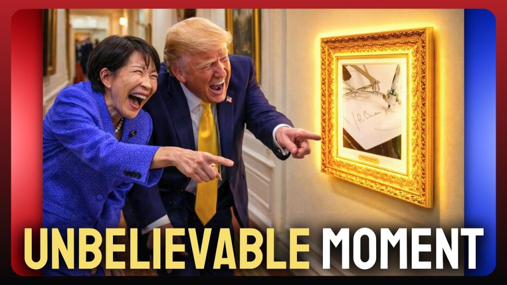 Something HILARIOUS Happened When Trump Showed Biden’s Portrait To Japan’s Prime Minister