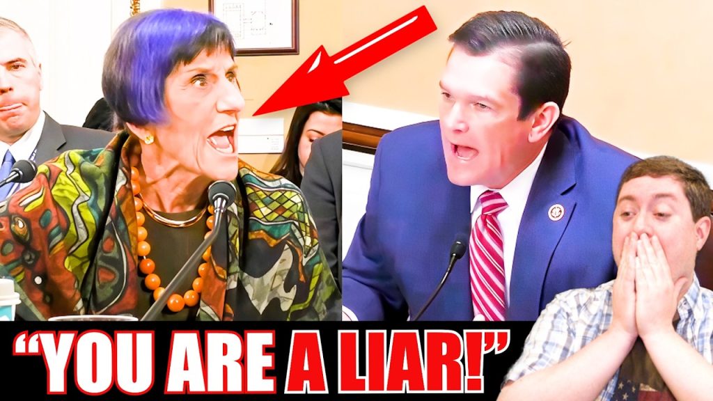 MAGA bulldog DESTROYS unhinged Rosa DeLauro right to her face, she LOSES IT