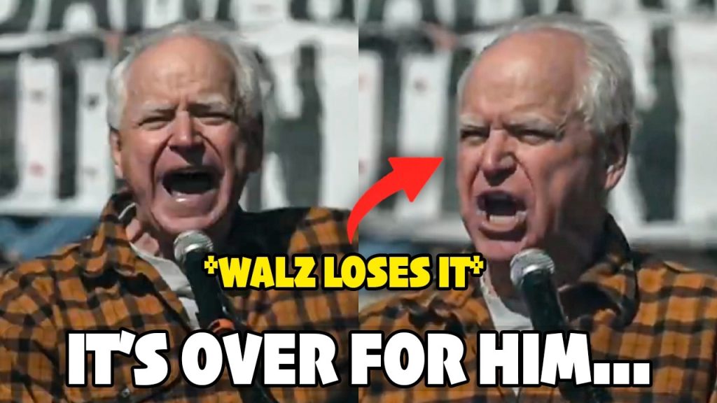 Tim Walz Has A Total Meltdown Right On The Stage