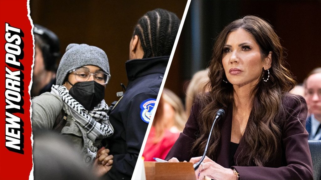 Protestor Forcibly Removed From Hearing for HARASSING Kristi Noem Before Opening Statement