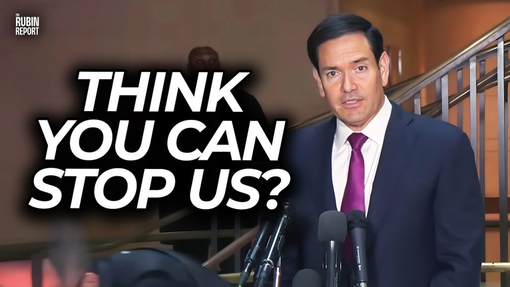Listen to Press Go Quiet as Rubio Reveals Real Reason for Iran Attack