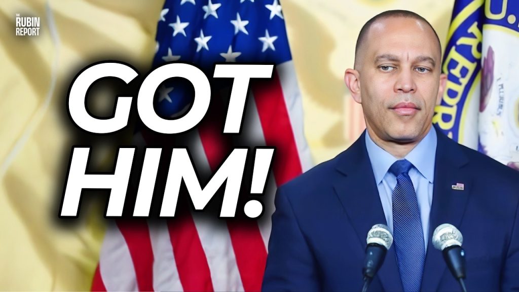 Watch Hakeem Jeffries’s Face When His Hypocrisy Is Exposed on Camera