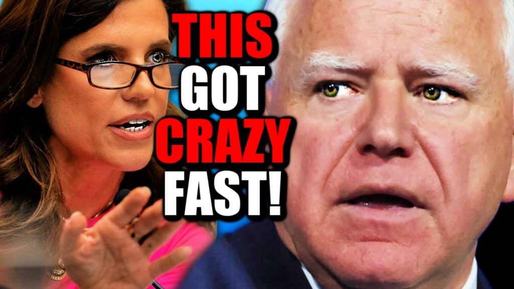 Tim Walz PANICS, RUNS AWAY After Getting Hilariously DESTROYED!