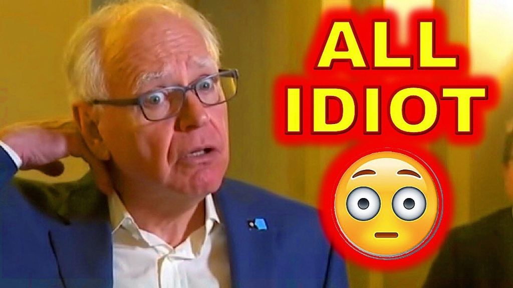 Meanwhile in Minnesota…..Tim Walz CRUMBLES in PRESS Conference…..