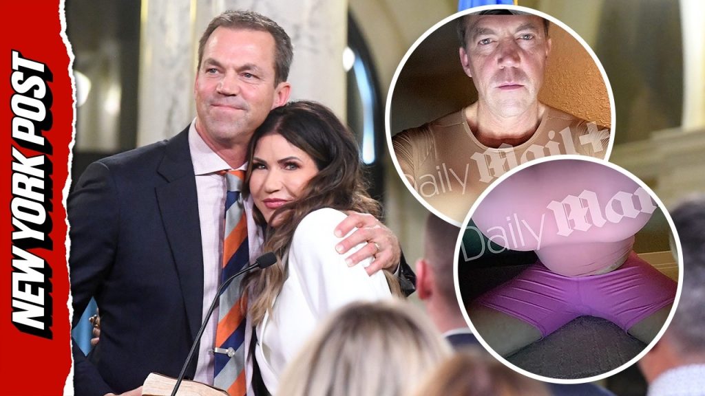 Wild Photos Leak of Kristi Noem’s Cross-Dressing Hubby Flaunting Giant Fake Breasts