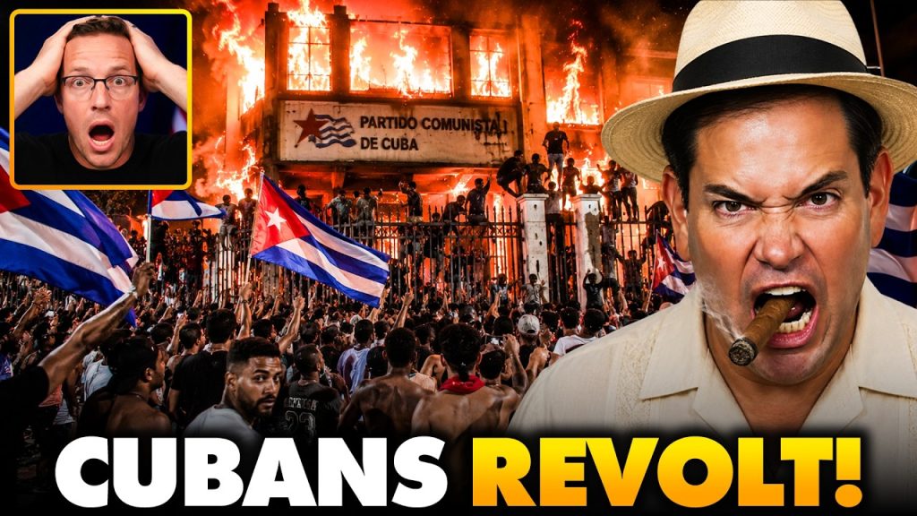 IT’S HAPPENING: Cuban People BURN Communist Party Headquarters to the GROUND