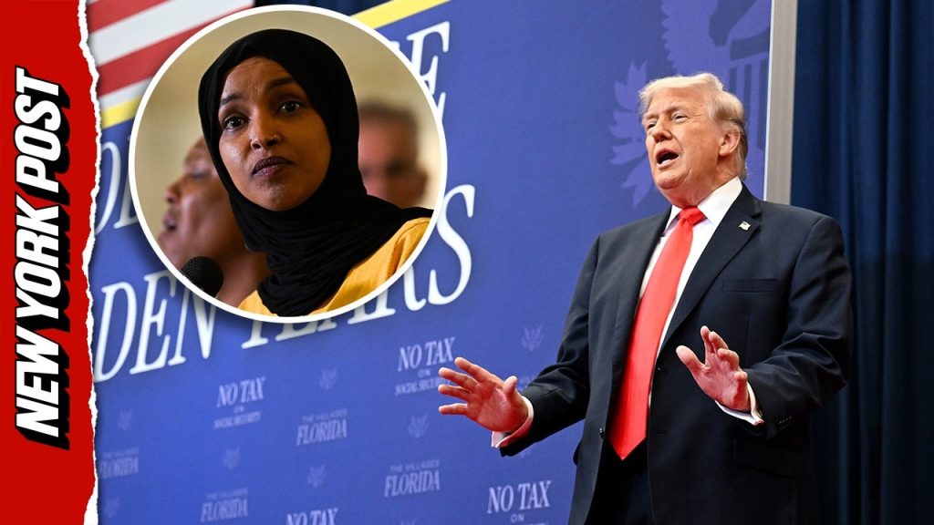 Trump Mimics Ilhan Omar, Says She Married Her Brother