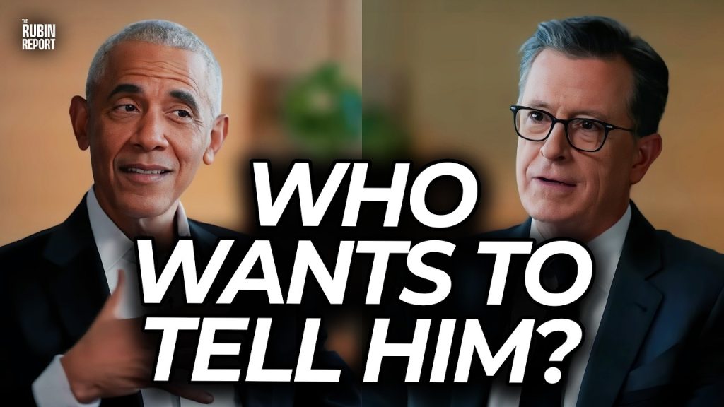 Barack Obama Doesn’t Realize the Ugly Irony of Saying THIS to Colbert