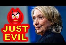 And You THOUGHT Hillary Clinton Couldn’t be any MORE Evil…..