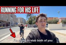 Moroccan Migrants In Spain Chasing Journalists With Knives
